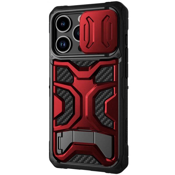 Чохол для iPhone 14 Pro Maga Червоний Nillkin CamShield Adventurer Pro (шторка на камеру)