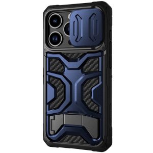 Чохол для iPhone 14 Pro Interstellar Синій Nillkin CamShield Adventurer Pro (шторка на камеру)