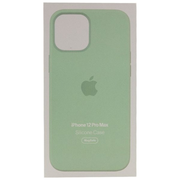 Чохол для iPhone 12 Pro Max Зелений Silicone case full with Magsafe and Animation - Зображення 5