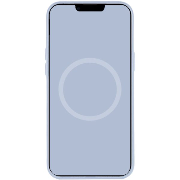 Чохол для iPhone 12 Pro Max Блакитний Silicone case full with Magsafe and Animation - Зображення 4
