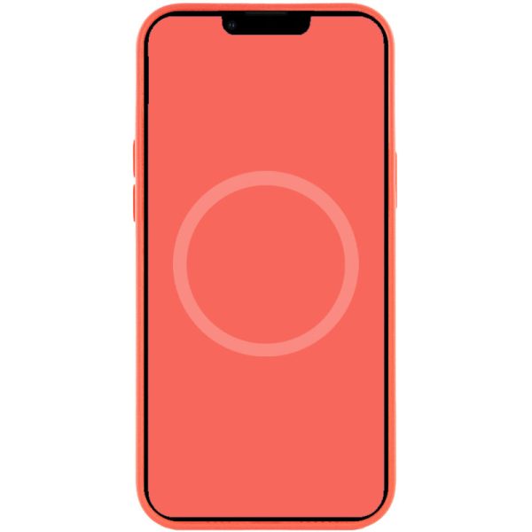 Чохол для iPhone 12 Pro Max Помаранчевий Silicone case full with Magsafe and Animation - Зображення 4