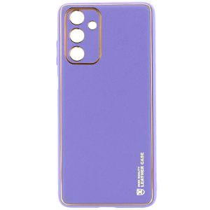 Шкіряний чохол для Samsung Galaxy A34 5G Фіолетовий Xshield