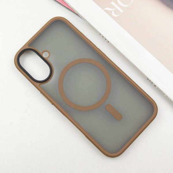 Чохол для iPhone 16 Золотий Metal Buttons with MagSafe - Зображення 2
