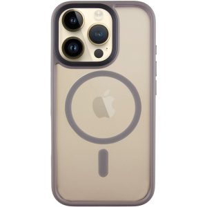 Чохол для iPhone 16 Pro Сірий Metal Buttons with MagSafe