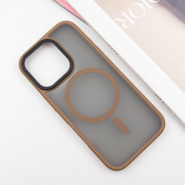 Чохол для iPhone 16 Pro Золотий Metal Buttons with MagSafe - Зображення 2