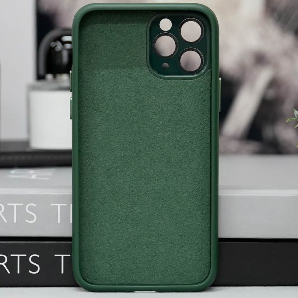 Чохол для iPhone 12 Pro Max Зелений TPU+Glass Sapphire Midnight with MagSafe - Зображення 2