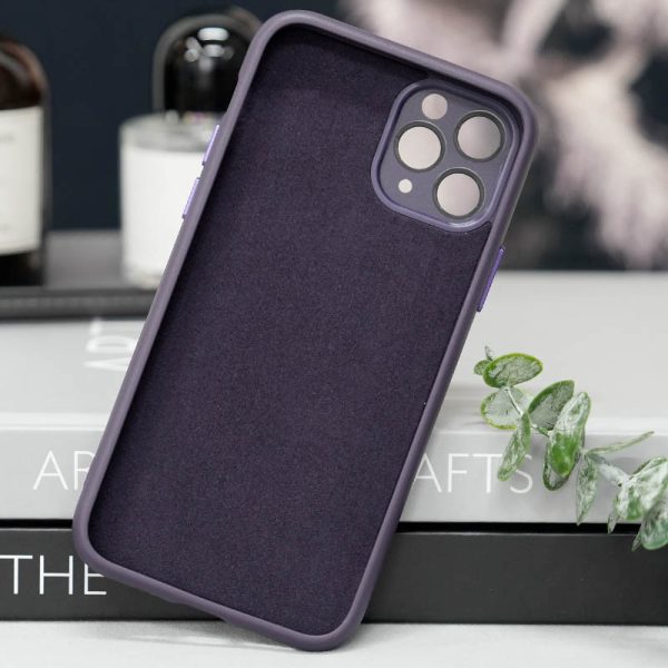 Чохол для iPhone 12 Pro Max Фіолетовий TPU+Glass Sapphire Midnight with MagSafe - Зображення 2