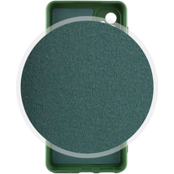 Чохол для Samsung Galaxy M14 5G Зелений Silicone Cover Lakshmi Full Camera (A) - Зображення 3