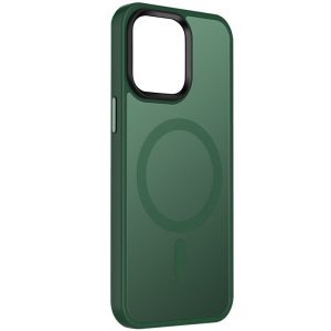 Чохол для iPhone 15 Plus Зелений Metal Buttons with MagSafe Colorful