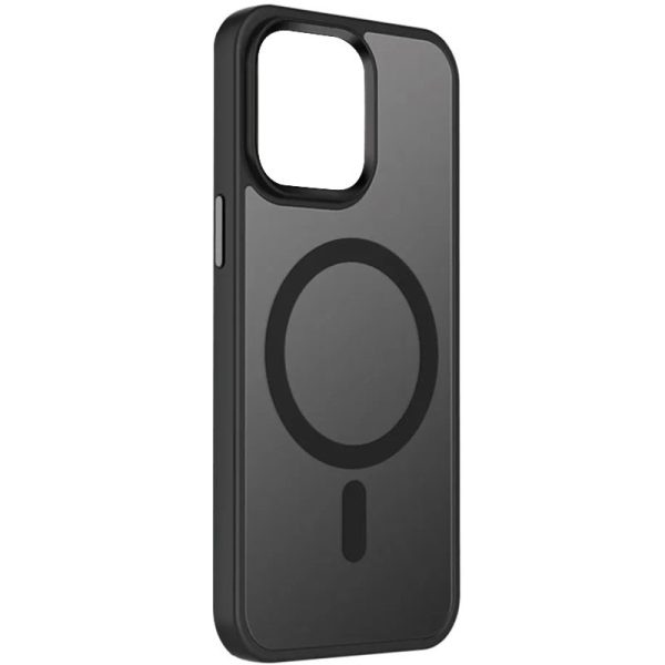Чохол для iPhone 15 Plus Чорний Metal Buttons with MagSafe Colorful - Зображення 3