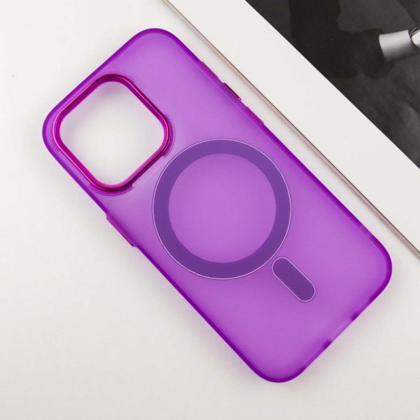 Чохол для iPhone 13 Pro Фіолетовий TPU+PC Lily with MagSafe - Зображення 3
