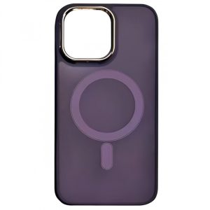 Чохол для iPhone 14 Pro Фіолетовий TPU+PC Lily with MagSafe