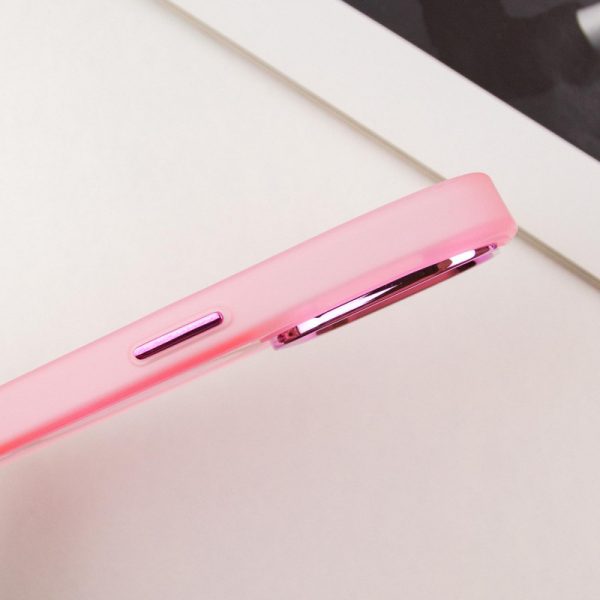 Чохол для iPhone 14 Pro Рожевий TPU+PC Lily with MagSafe - Зображення 6