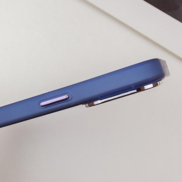 Чохол для iPhone 14 Pro Max Синій TPU+PC Lily with MagSafe - Зображення 6