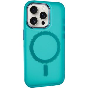 Чохол для iPhone 14 Pro Max Зелений TPU+PC Lily with MagSafe