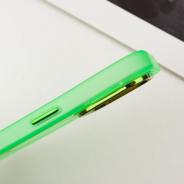 Чохол для iPhone 14 Pro Max Зелений TPU+PC Lily with MagSafe - Зображення 6