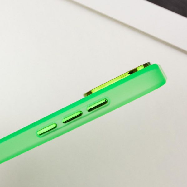 Чохол для iPhone 14 Pro Max Зелений TPU+PC Lily with MagSafe - Зображення 7