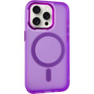 Чохол для iPhone 14 Pro Max Фіолетовий TPU+PC Lily with MagSafe