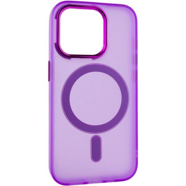 Чохол для iPhone 14 Pro Max Фіолетовий TPU+PC Lily with MagSafe - Зображення 2