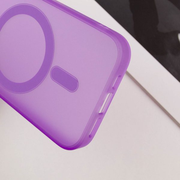 Чохол для iPhone 14 Pro Max Фіолетовий TPU+PC Lily with MagSafe - Зображення 8