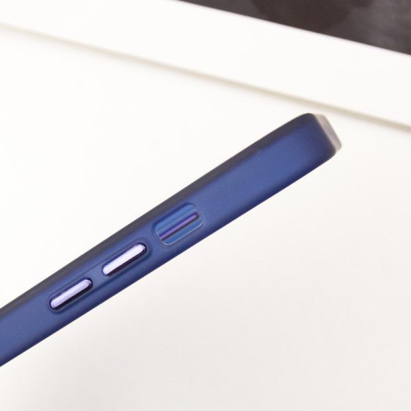 Чохол для iPhone 15 Синій TPU+PC Lily with MagSafe - Зображення 7