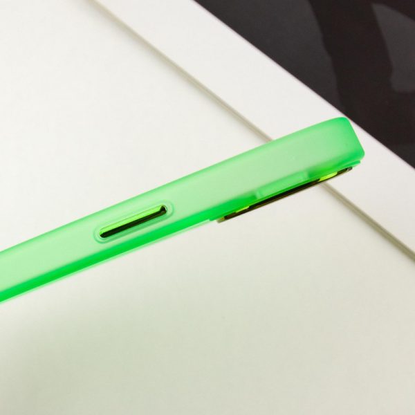 Чохол для iPhone 15 Зелений TPU+PC Lily with MagSafe - Зображення 6