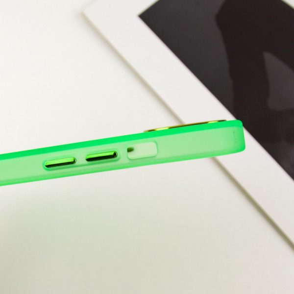 Чохол для iPhone 15 Зелений TPU+PC Lily with MagSafe - Зображення 7