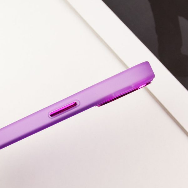 Чохол для iPhone 15 Фіолетовий TPU+PC Lily with MagSafe - Зображення 6