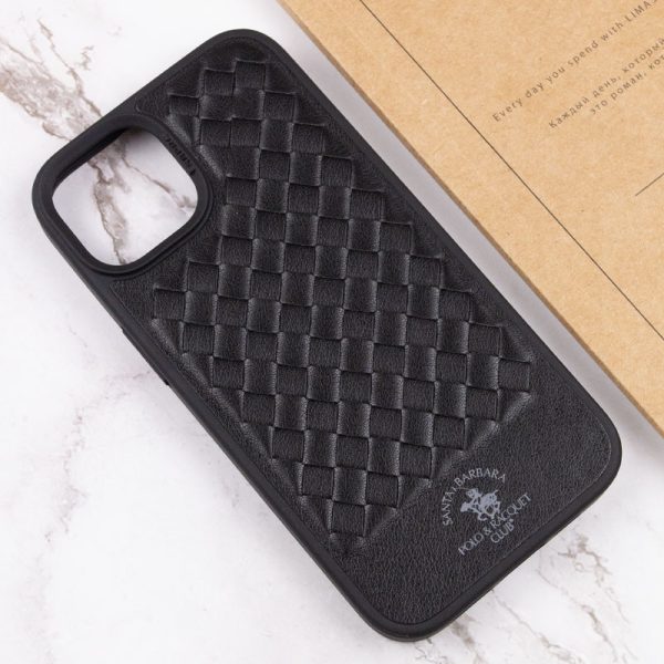 Шкіряний чохол для Apple iPhone 14 Plus Чорний Polo Santa Barbara - Зображення 5