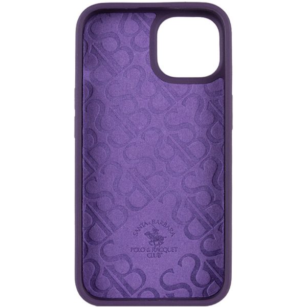 Шкіряний чохол для Apple iPhone 14 Plus Фіолетовий Polo Santa Barbara - Зображення 4