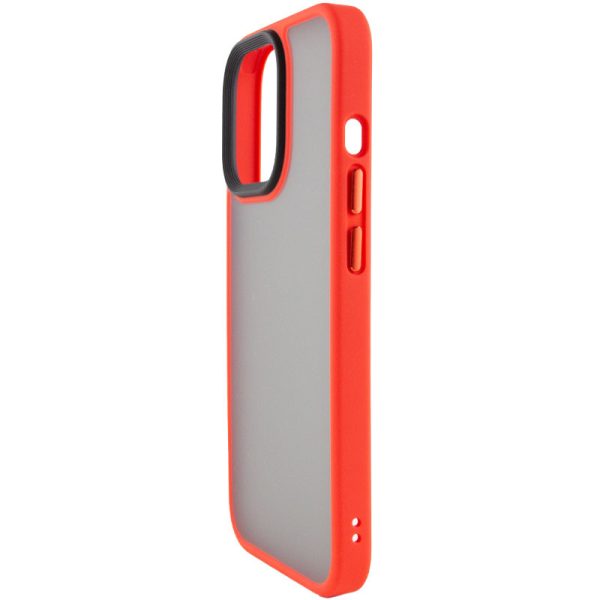Чохол для iPhone 14 Pro Max Червоний Metal Buttons - Зображення 2