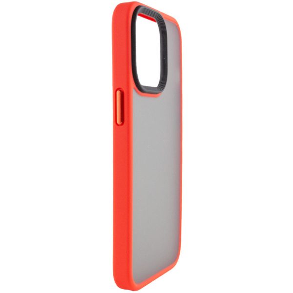 Чохол для iPhone 14 Pro Max Червоний Metal Buttons - Зображення 3
