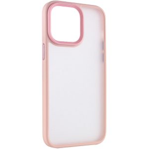 Чохол для iPhone 14 Pro Max Рожевий Metal Buttons
