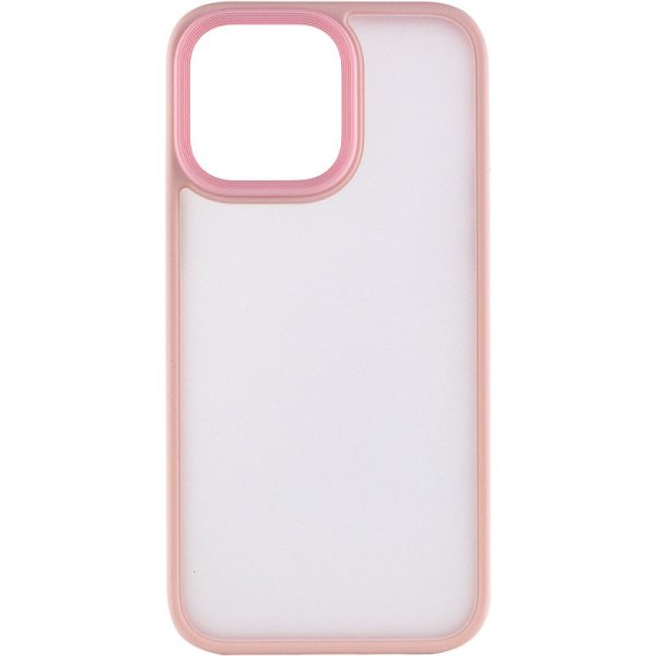 Чохол для iPhone 14 Pro Max Рожевий Metal Buttons - Зображення 2