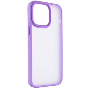 Чохол для iPhone 14 Pro Max Фіолетовий Metal Buttons