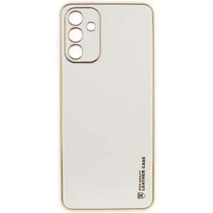 Шкіряний чохол для Samsung Galaxy A14 4G/5G Білий Xshield
