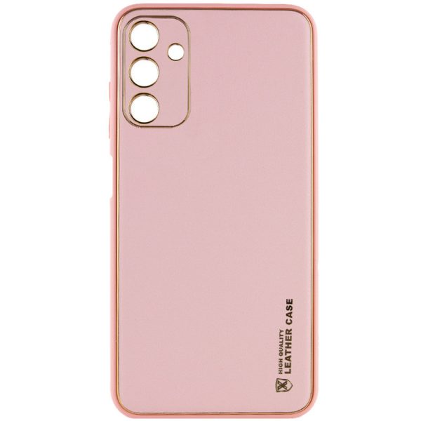 Шкіряний чохол для Samsung Galaxy A14 4G/5G Рожевий Xshield