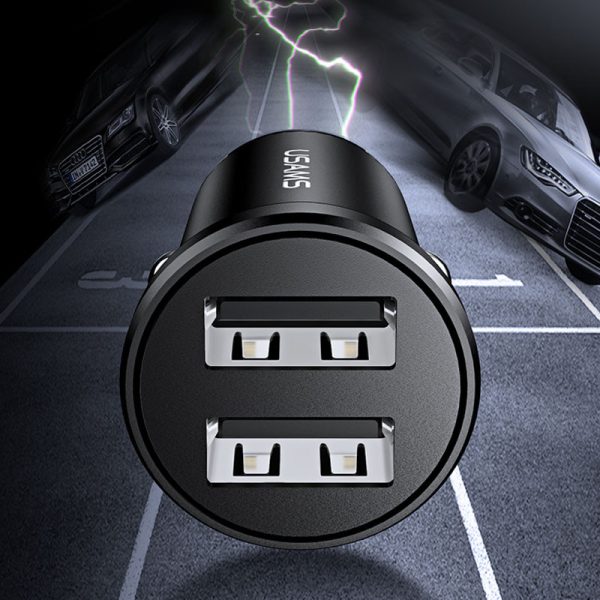 АЗП Usams US-CC114 C20 Dual USB Mini - Зображення 2