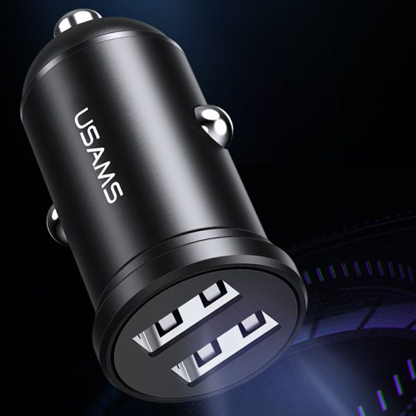 АЗП Usams US-CC114 C20 Dual USB Mini - Зображення 3