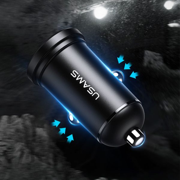 АЗП Usams US-CC114 C20 Dual USB Mini - Зображення 8