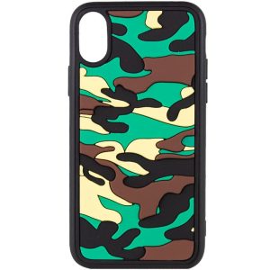 Чохол для iPhone XS Max Зелений TPU+PC Army Collection