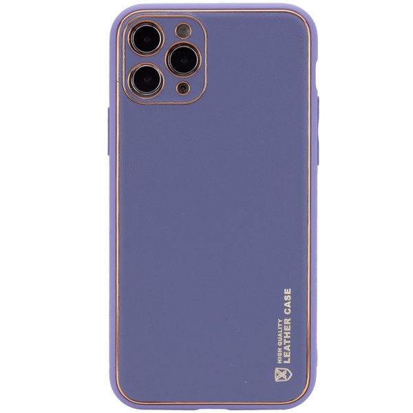Шкіряний чохол для Apple iPhone 11 Pro Сірий Xshield