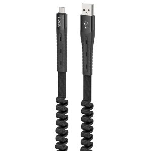 Дата кабель Hoco U78 ""Cotton treasure elastic"" MicroUSB (1.2М)