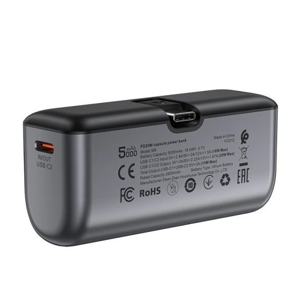Павербанк Power Bank Acefast M9 PD20W 5000 mAh - Зображення 3