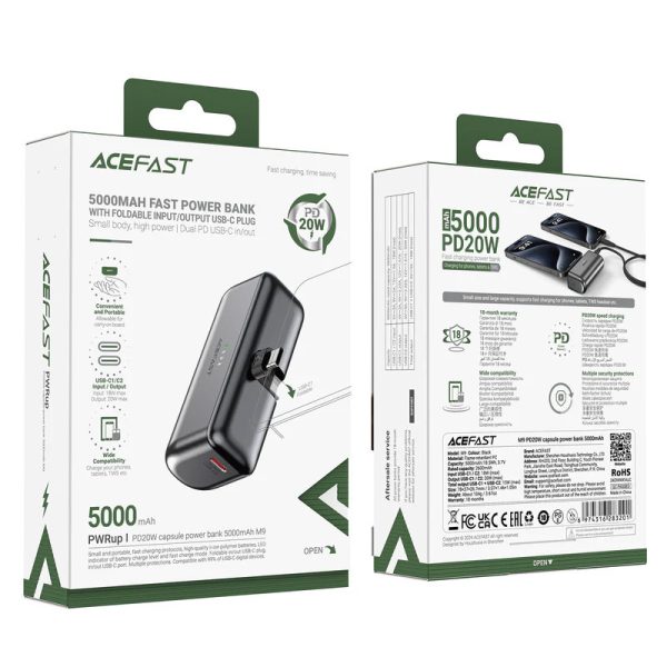 Павербанк Power Bank Acefast M9 PD20W 5000 mAh - Зображення 6