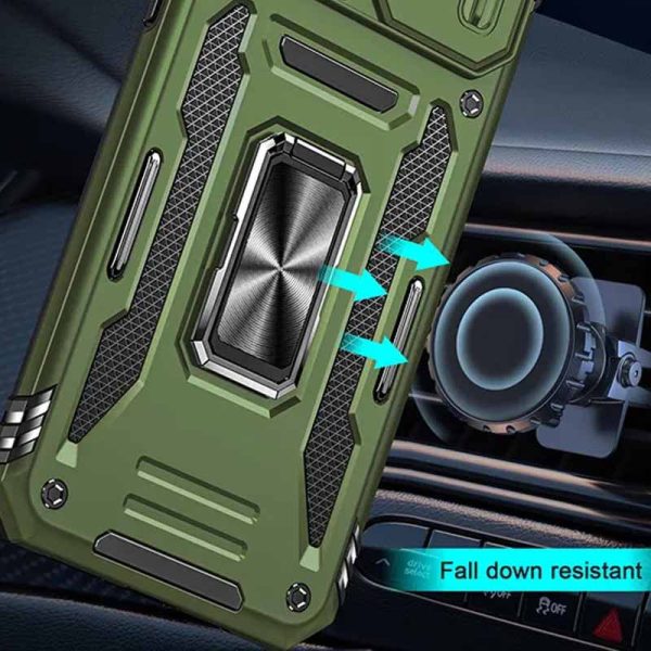 Ударостійкий чохол для Apple iPhone 11 Оливковий Camshield Army Ring - Зображення 3