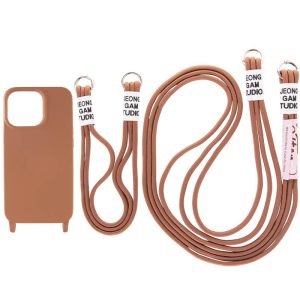 Чохол для iPhone 11 Коричневий TPU two straps California