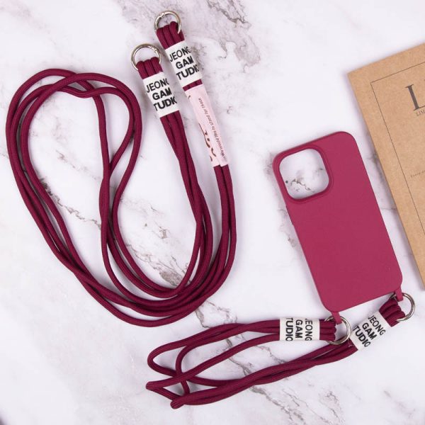 Чохол для iPhone 11 Червоний TPU two straps California - Зображення 6