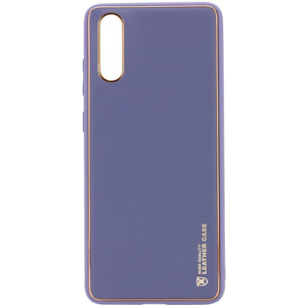 Шкіряний чохол для Samsung Galaxy A50 (A505F) / A50s / A30s Сірий Xshield