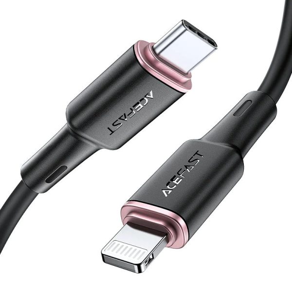 Дата кабель Acefast MFI C2-01 USB-C to Lightning zinc alloy silicone (1.2m) - Зображення 2